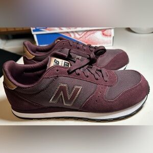 New Balance Blue and White Shoe Box